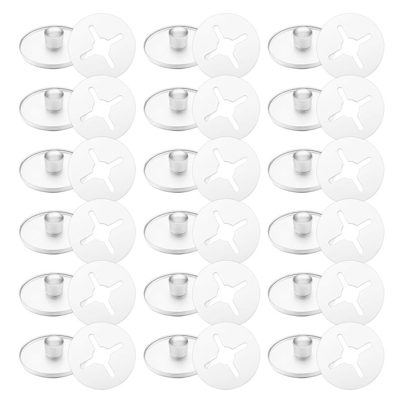 Pretwad 36 Pcs Clear Running Bib Clips - Race Number Buckle Fixing System, Race Bib Clips Holder, Triathlons Race Bib Holder Field Events Fastener Holder for Runners Marathon, Skating, Track and Field - Image 1